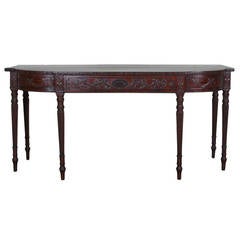 19th Century Adam Style Mahogany Console Serving Table 3