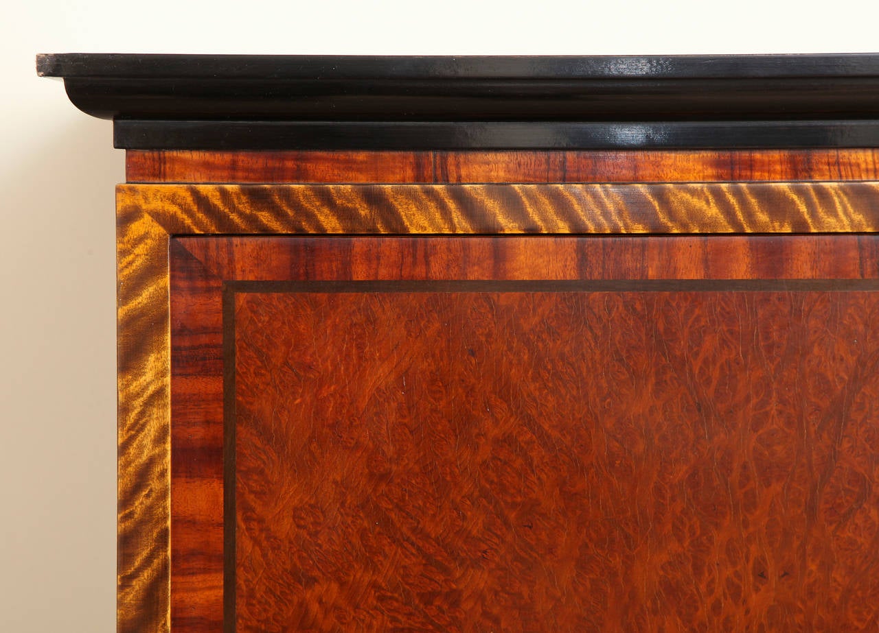 Marquetry Rare Swedish Grace Inlaid Cabinet by Thore Johannson