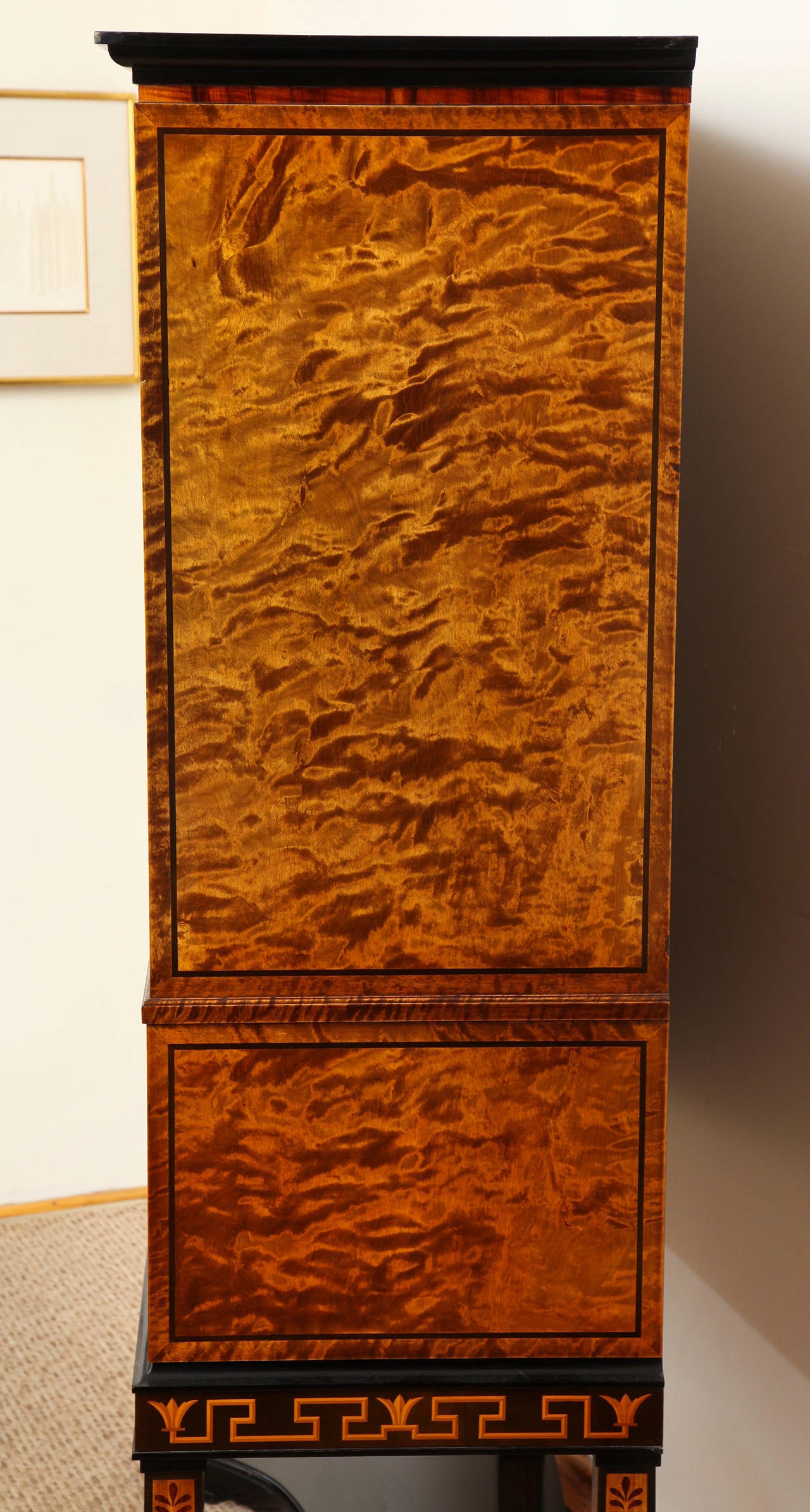 Rare Swedish Grace Inlaid Cabinet by Thore Johannson 2