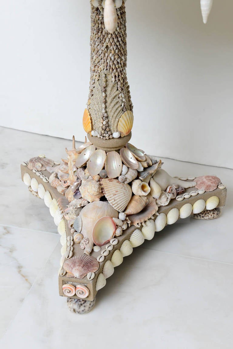 Seashell Encrusted Grotto Table 3