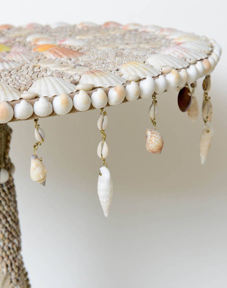 Seashell Encrusted Grotto Table 2