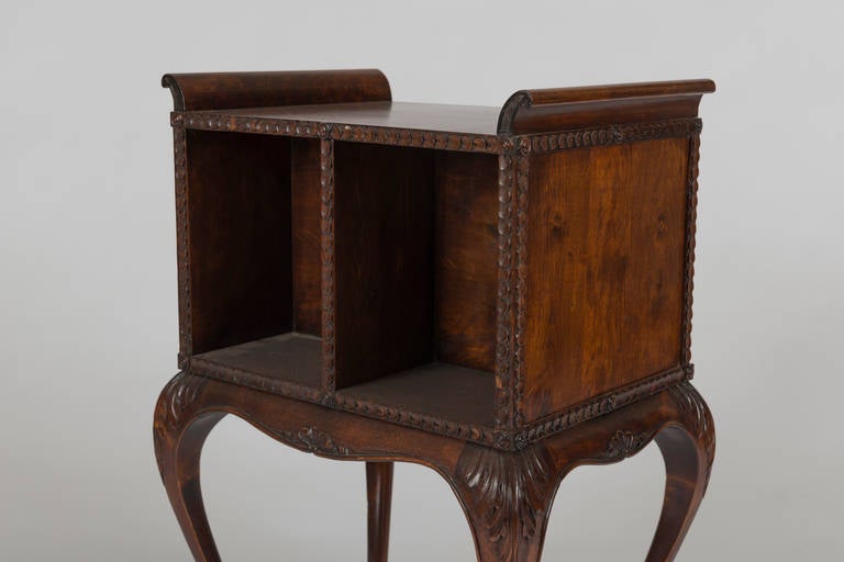 Mid-19th Century English Mahogany Bookcase Table 1