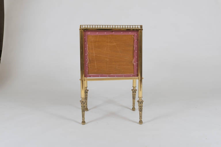 Edwardian Brass, Marble and Glass Vanity Stand 4