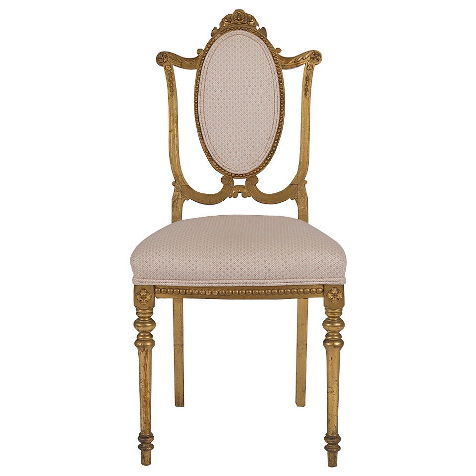 Giltwood Ballroom Chair