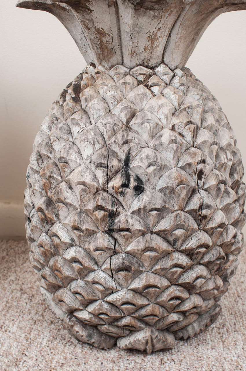 Pair of Large 19th Century Pineapple Finials 1