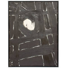"Night Window" Abstract Oil on Canvas Painting by Thomas Cook