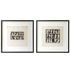 Pair of Original 18th Century Aquatint Etchings by Andrea Scacciati Pair of Original 18th Century Aquatint Etchings by Andrea Scacciati