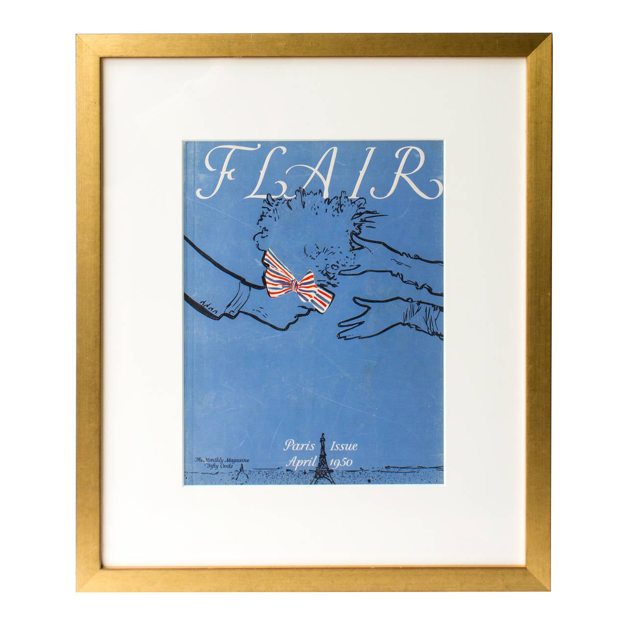 Mid-20th Century Complete Series of Framed Vintage Flair Magazines