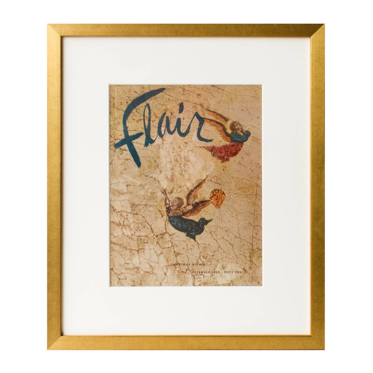 French Complete Series of Framed Vintage Flair Magazines