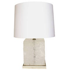 Carved Ice Cube Table Lamp 1