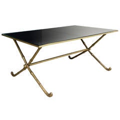 1940s Bronze Maison Bagues Style Table