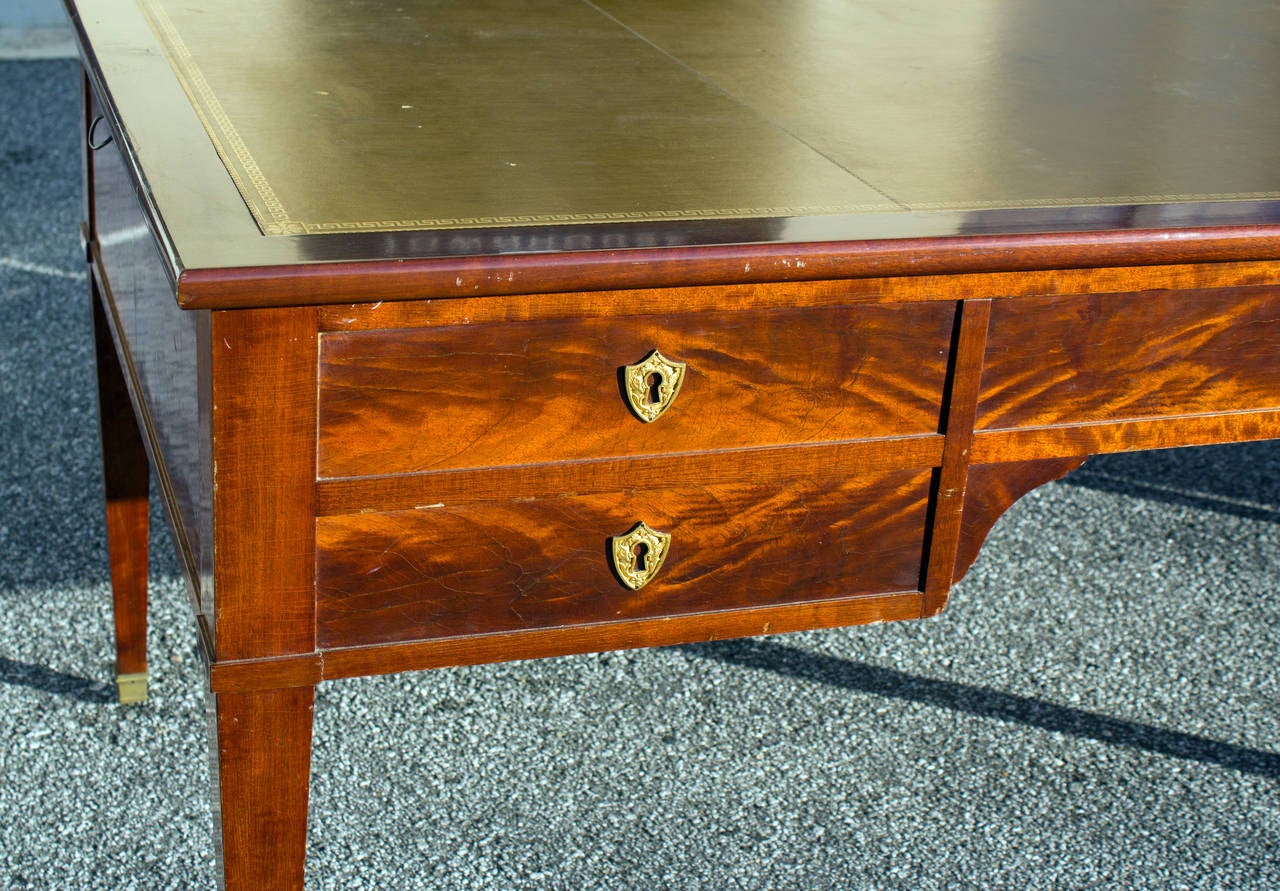 1940 Directoire Style Desk with Inset Leather Top 2
