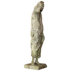 Untitled Sculpture of a Standing Figure by Auguste Garufi