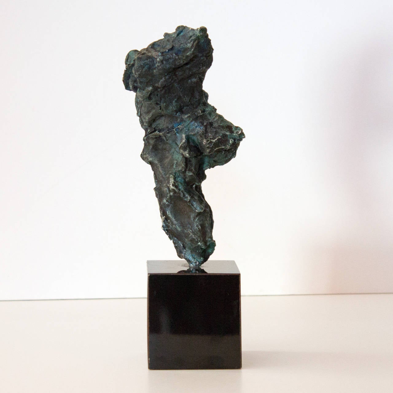 American Untitled Male Torso Sculpture in Plaster by Auguste Garufi