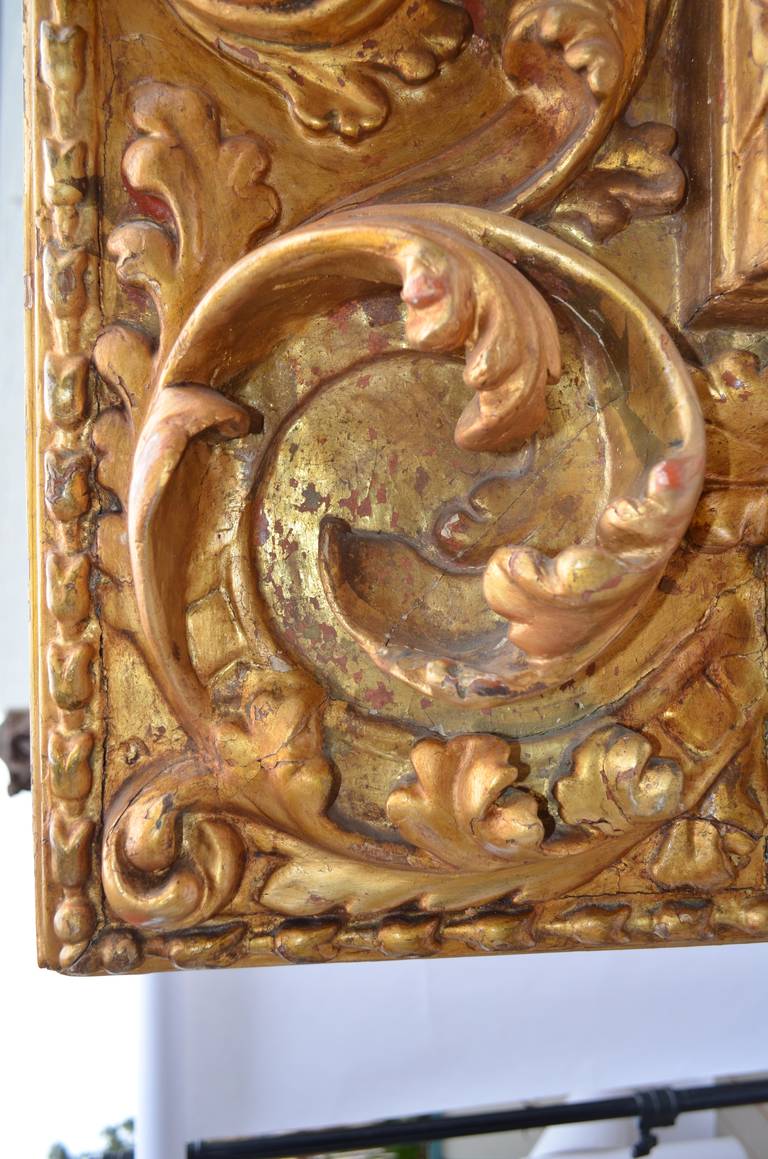 Magnificent Italian 18th Century Mirror In Excellent Condition In Carpinteria, CA