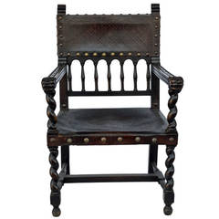 Spanish Walnut Armchair