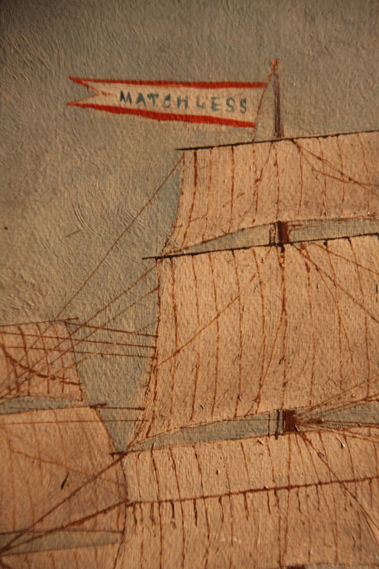19th Century Seascape of the American Ship Matchless In Good Condition In Woodbury, CT