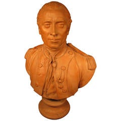 19th Century Plaster Bust of John Paul Jones 10