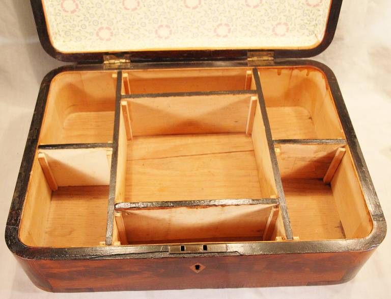 Mid-19th Century Inlaid Mahogany Box 3