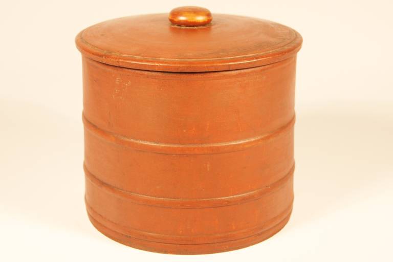 Country Fine 19th Century Wooden Storage Container with Lid