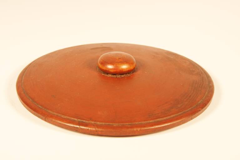 American Fine 19th Century Wooden Storage Container with Lid