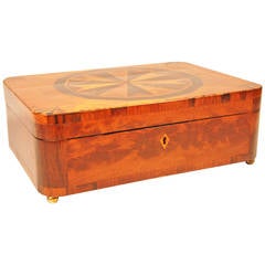 Mid-19th Century Inlaid Mahogany Box