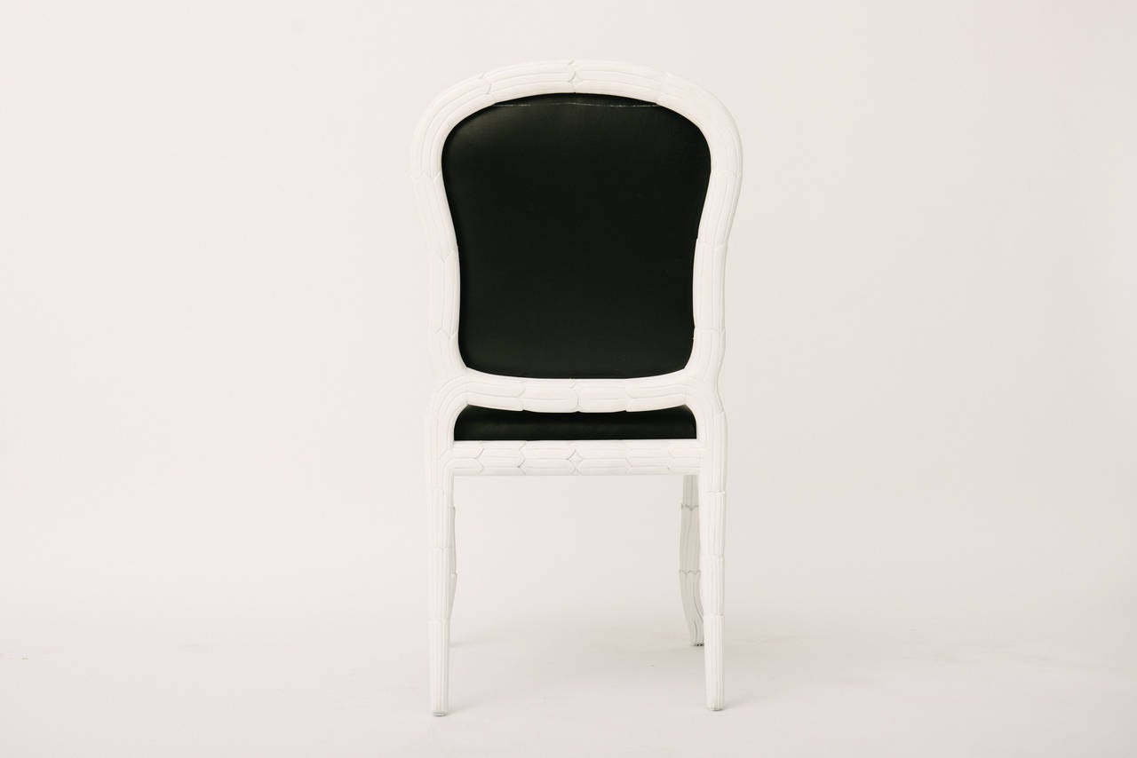 20th Century Serge Roche Style Italian Dining Chairs