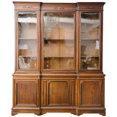 19th Century French Louis Philippe Walnut Bibliotheque 5