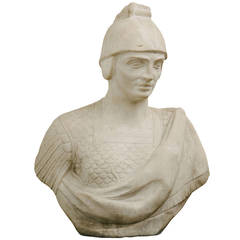 Monumental Italian Marble Bust 12