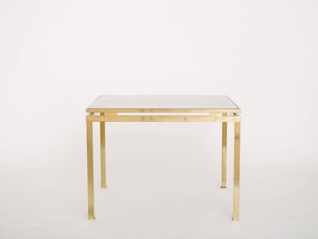 Guy Lefevre for Maison Jansen Brass Table, French For Sale 2