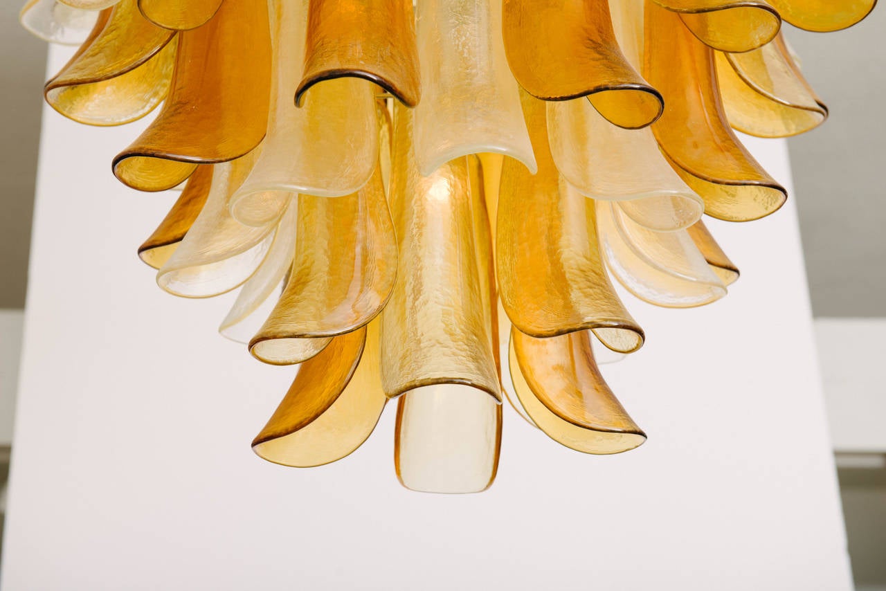 Monumental Murano Chandelier by Barovier In Excellent Condition In Houston, TX