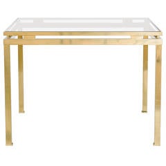 Guy Lefevre for Maison Jansen Brass Table, French 5