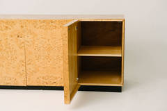 Vintage Milo Baughman Bird's-Eye Maple Wood Buffet