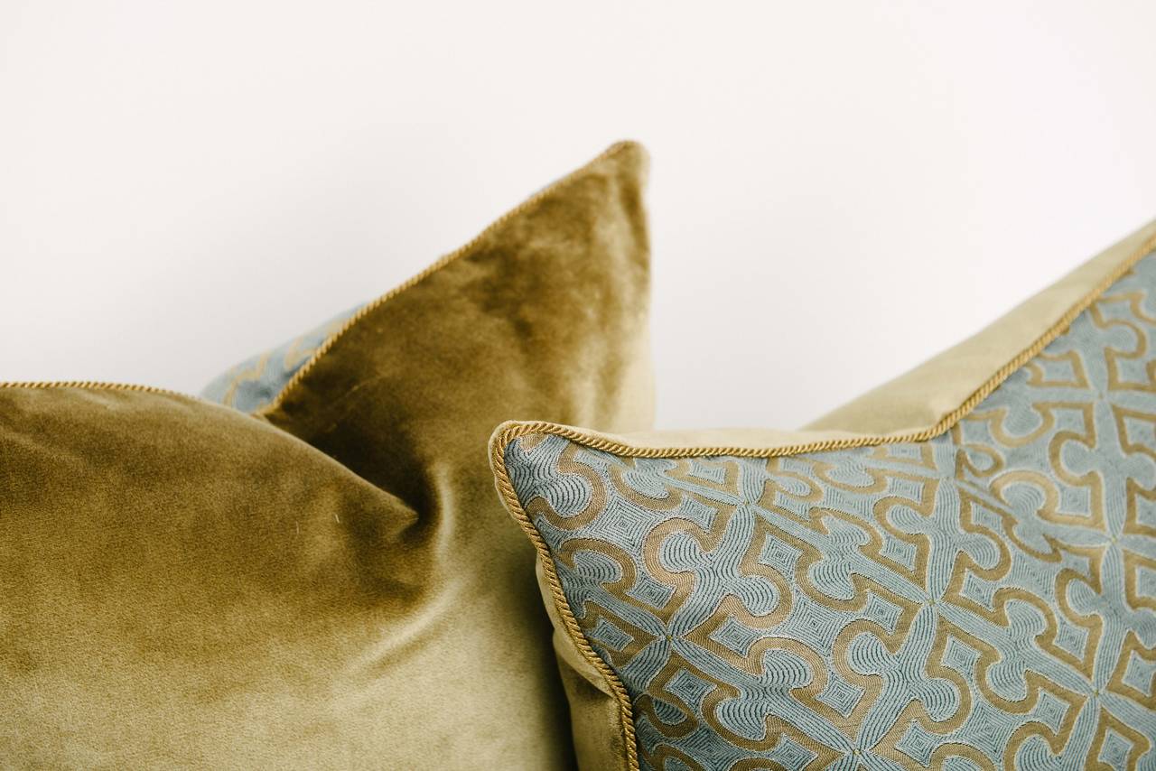 Contemporary Custom Romanesque Patterned Pillow
