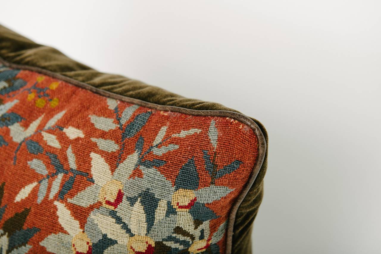 19th Century Needlepoint Tapestry Pillow  25