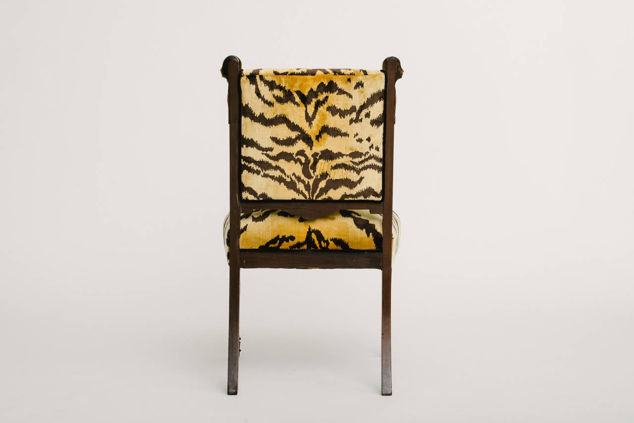 American 19th Century Greek Revival Rosewood Chair