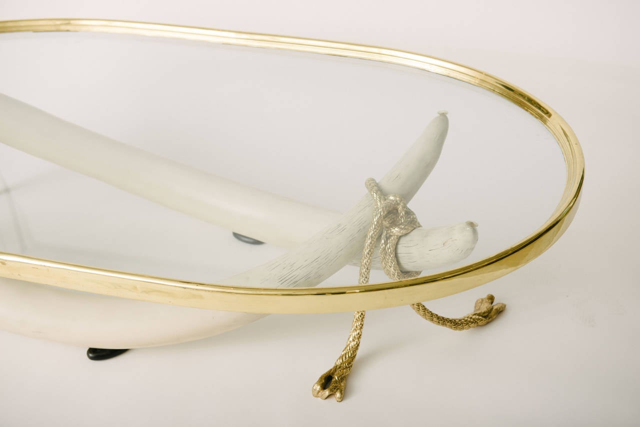 Elephant Tusk Cocktail Table