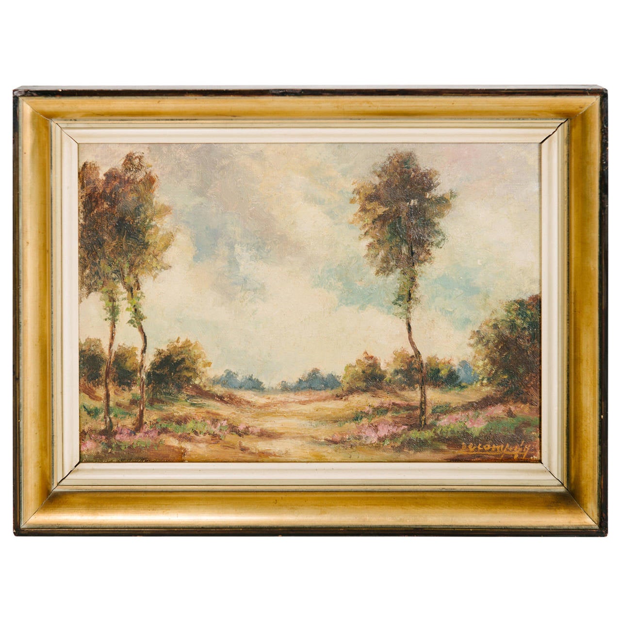 Vintage Oil Painting, circa 1920 For Sale at 1stdibs
