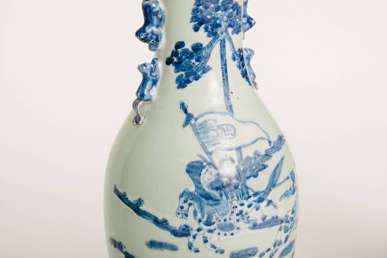 20th Century Chinese Hand Painted Porcelain Vases For Sale