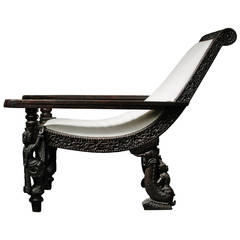 Early 20th Century Anglo-Indian Plantation Chaise