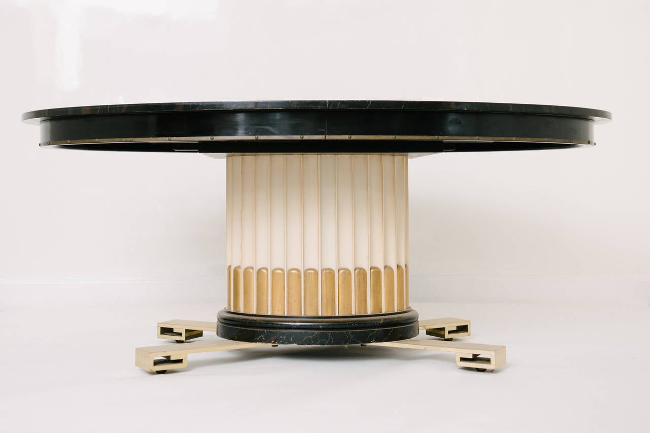 Paul Frankl Art Deco Style Oval Dining Table