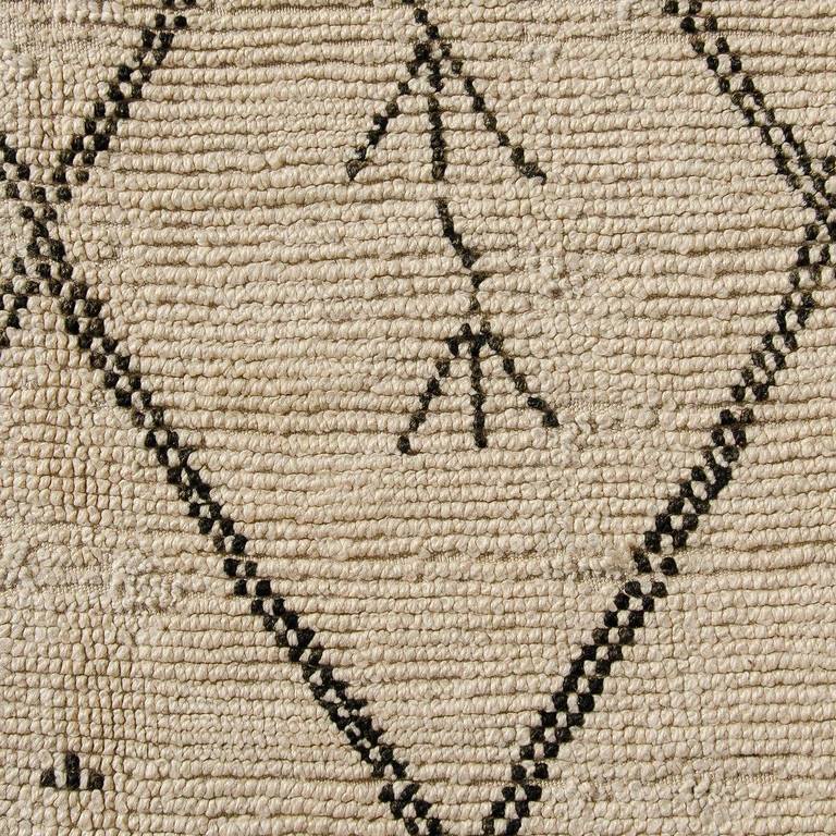 Vintage Moroccan Beni Ouarain Carpet