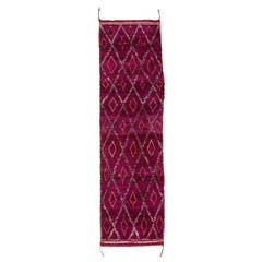 Vintage Moroccan Aït Bou Ichaouen Runner