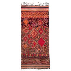 Vintage Moroccan Rehamna Carpet