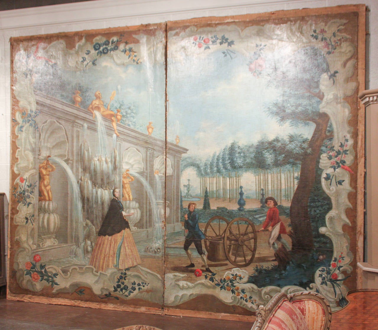Massive 18th Century French Painting 3