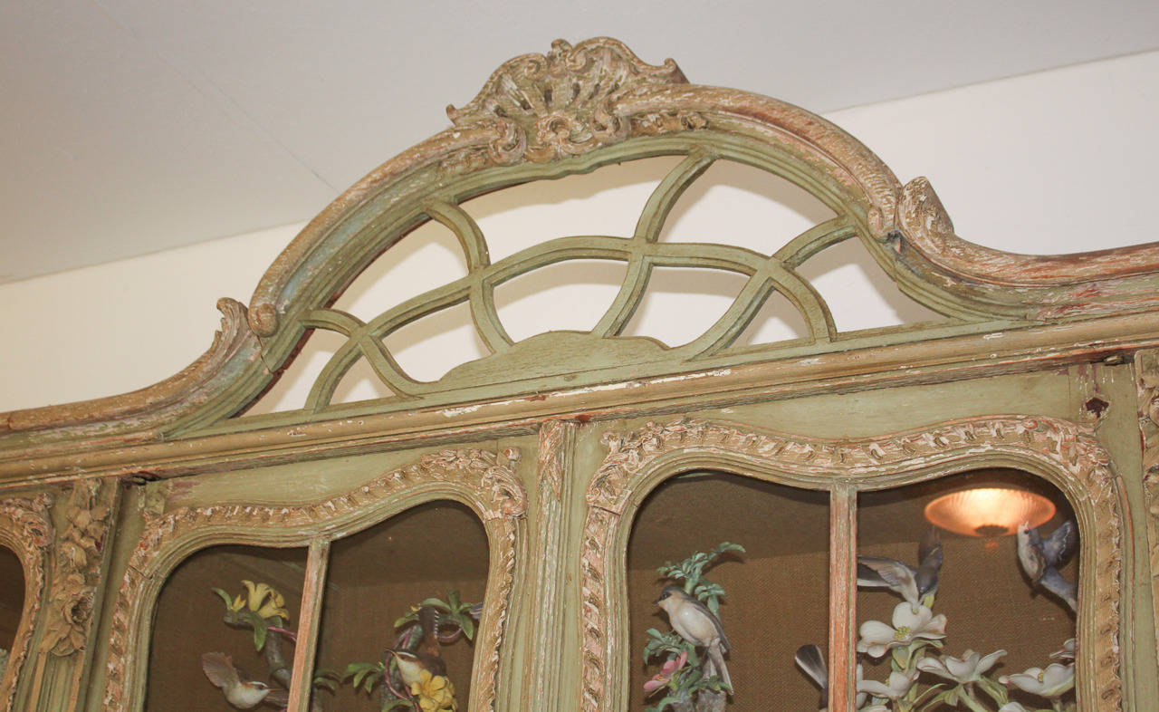 19th Century 19th c. French Carved Display Case