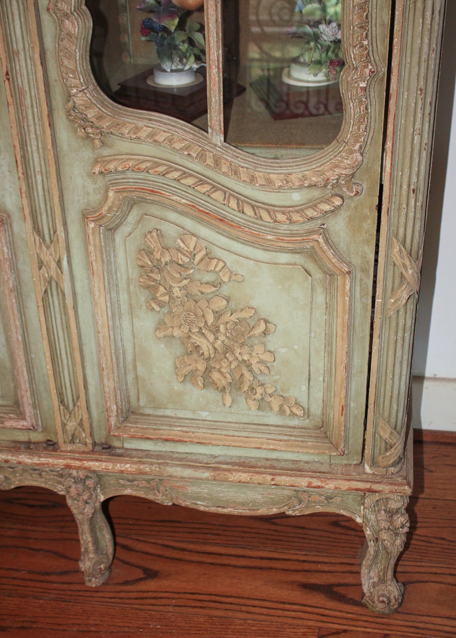 19th c. French Carved Display Case 1