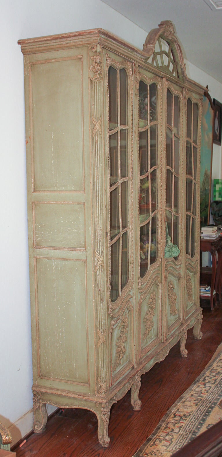 19th c. French Carved Display Case 2