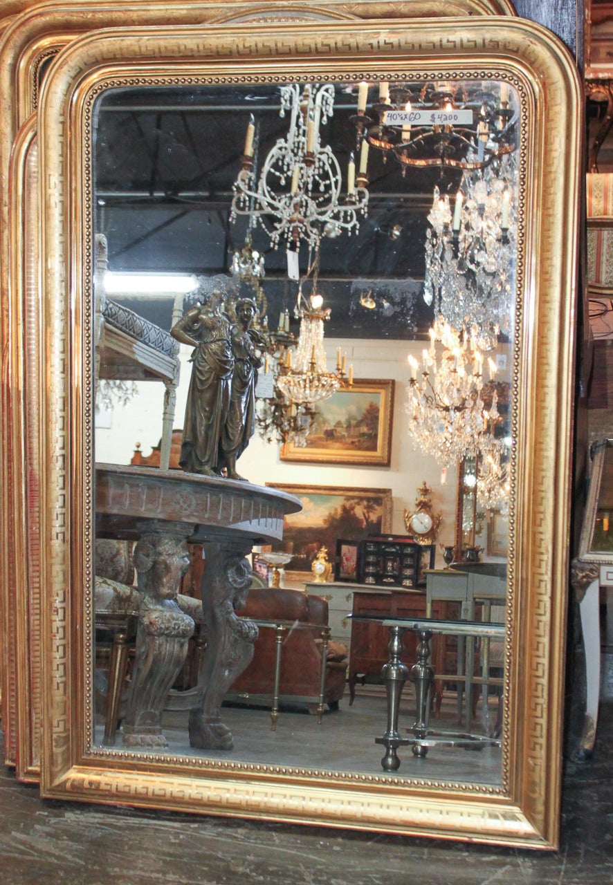 19th Century French 19th c. Louis Philippe Mirror