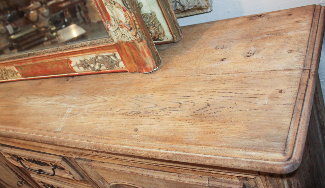 18th Century French Bleached Oak Buffet 2